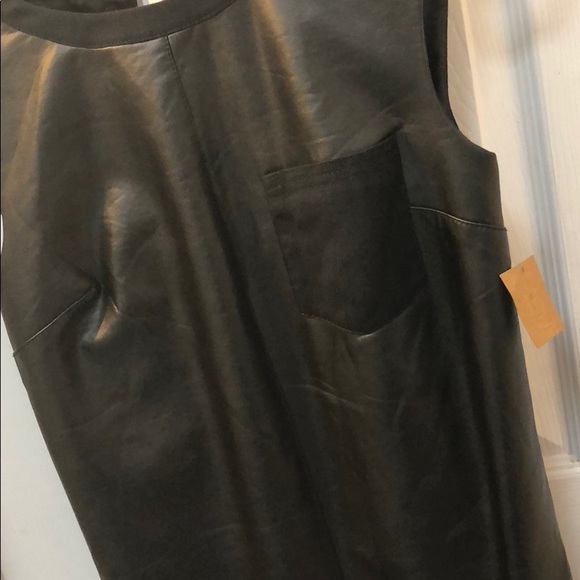 Faux leather dress - Picture 2 of 4